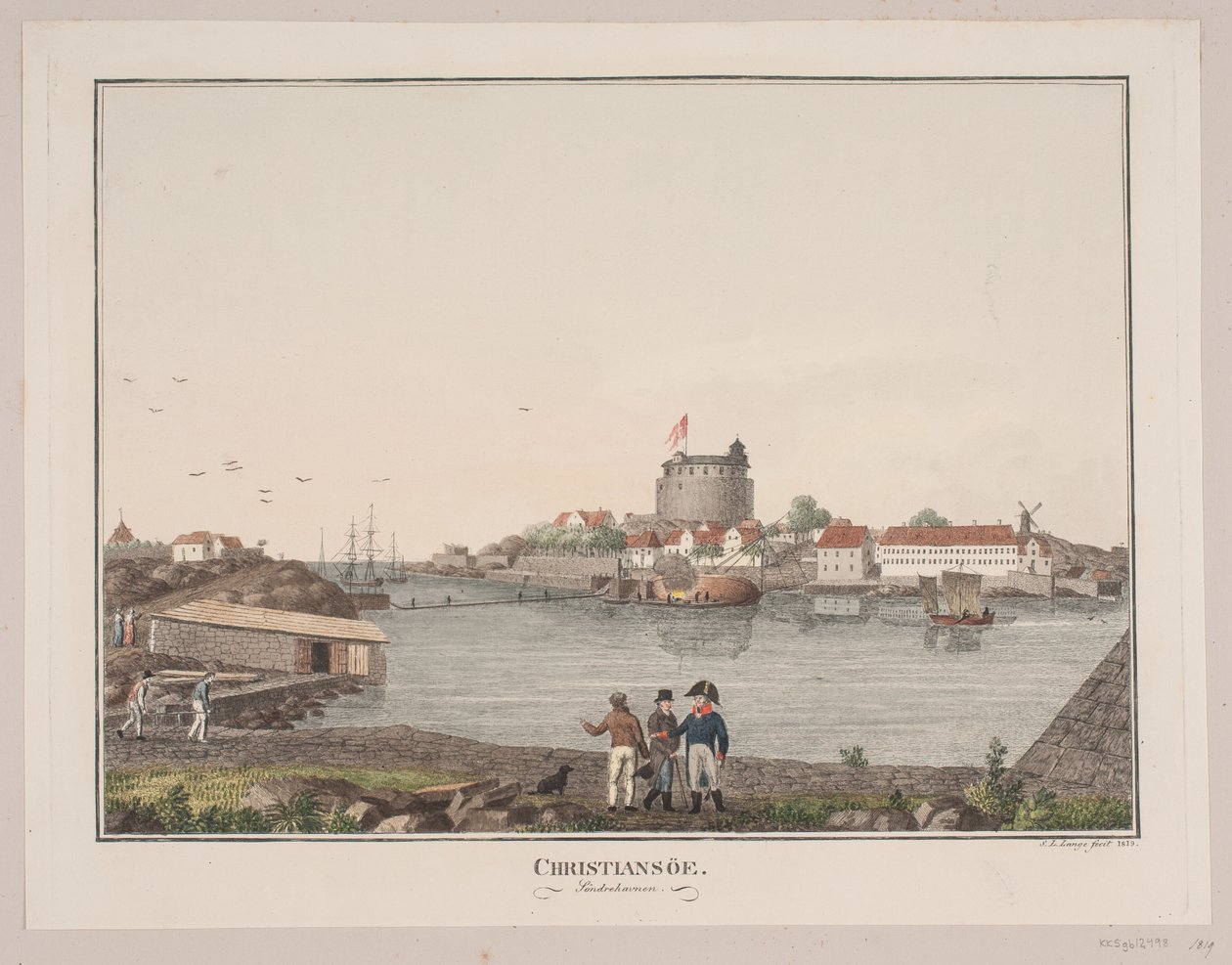 Christiansø. Güney limanı by Søren L. Lange