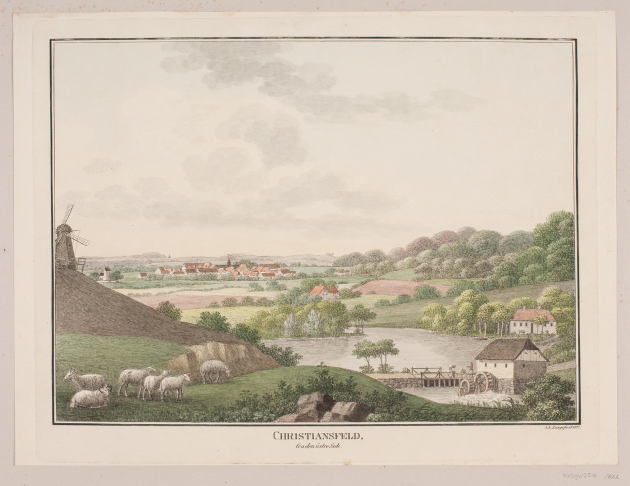 Christiansfeld, doğu tarafından by Søren L. Lange