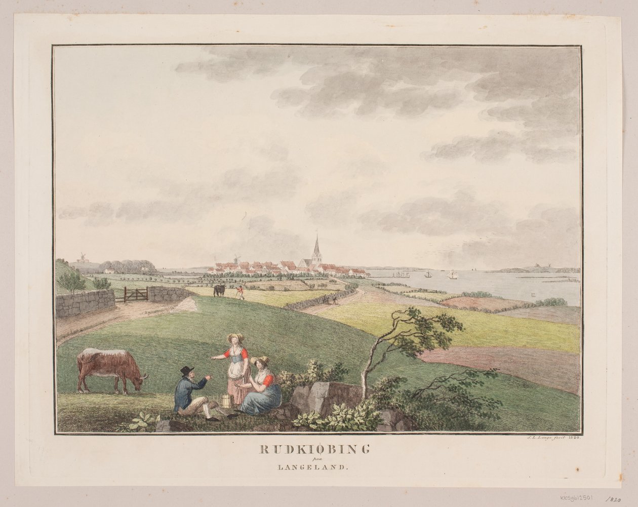 Langeland üzerinde Rudkøbing by Søren L. Lange