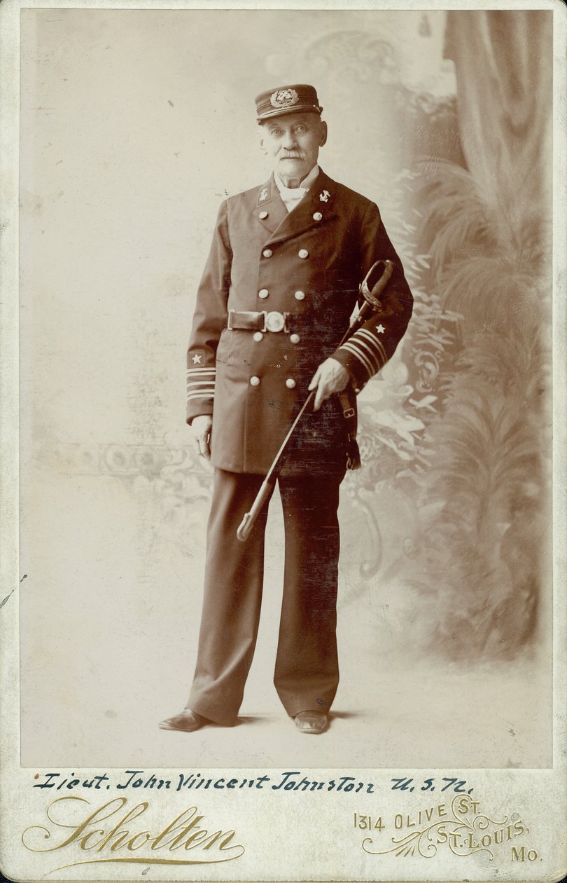 John Vincent Johnston, Gönüllü Teğmen, Deniz Kuvvetleri, Kaptan, ABD Donanması. by St. Louis Scholten