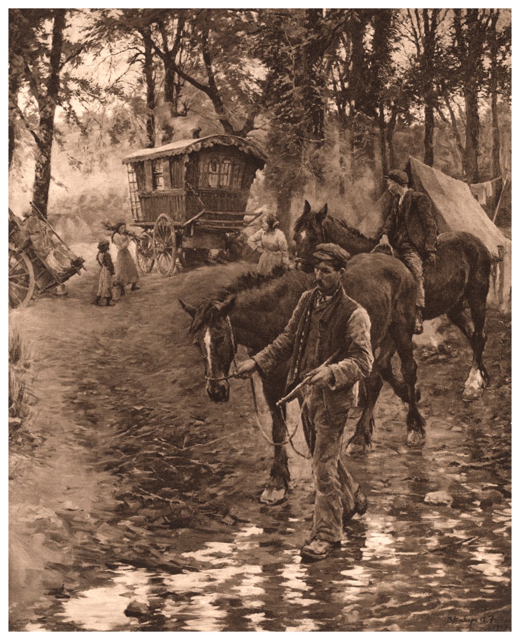 Göçebeler, 1903. by Elizabeth Adela Stanhope Forbes