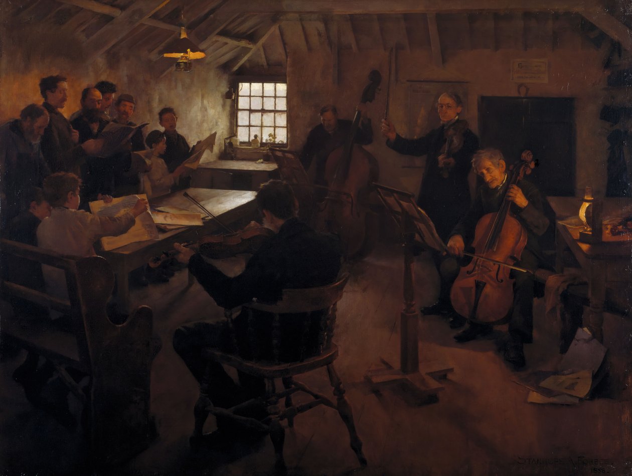 Köy Filarmoni, 1888. by Stanhope A Forbes