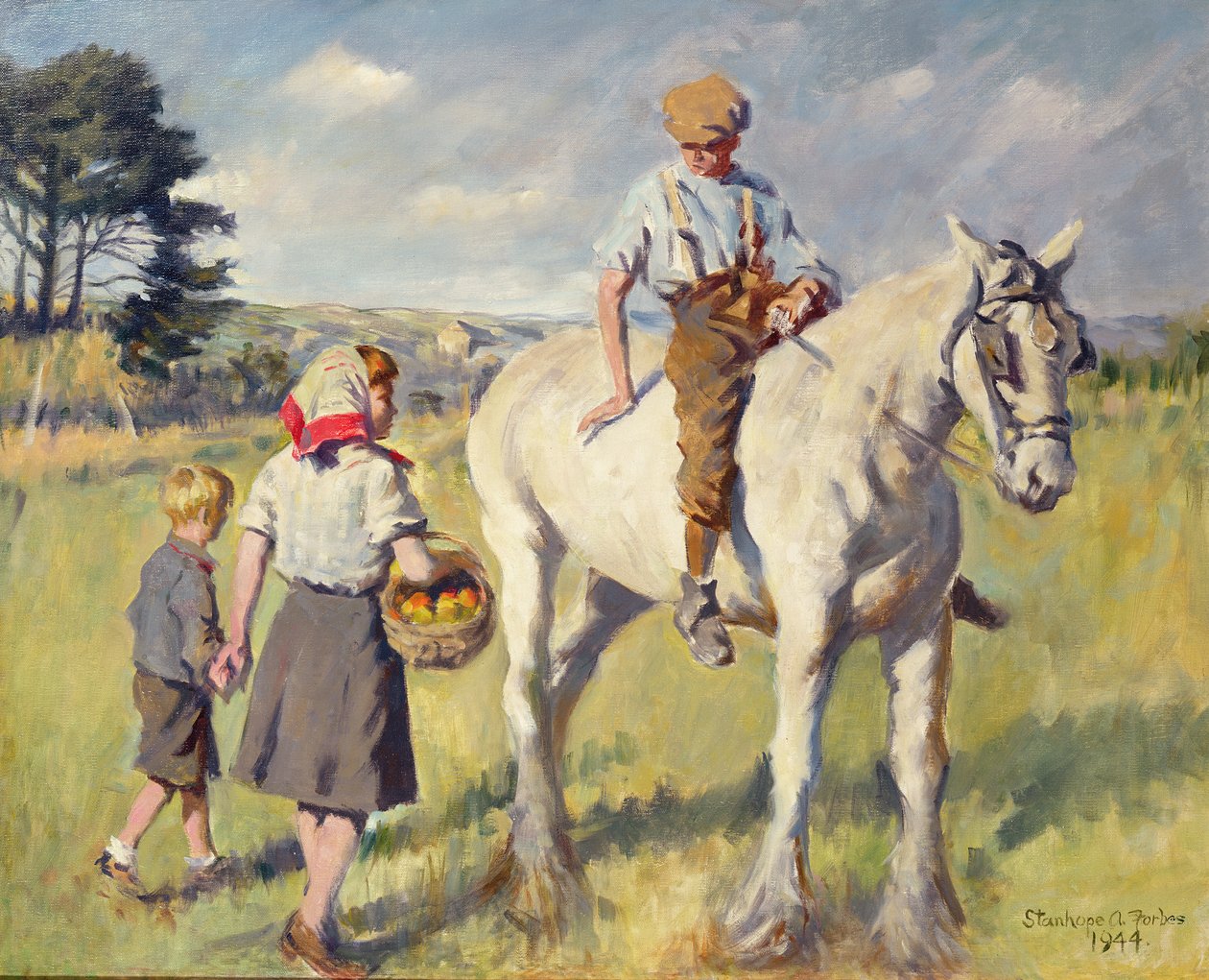 çiftçinin çocuğu by Stanhope Alexander Forbes