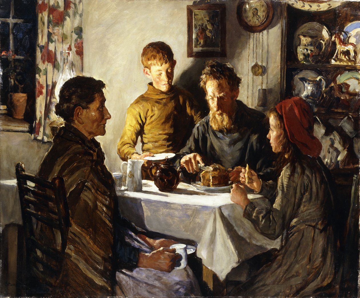 safranlı kek by Stanhope Alexander Forbes