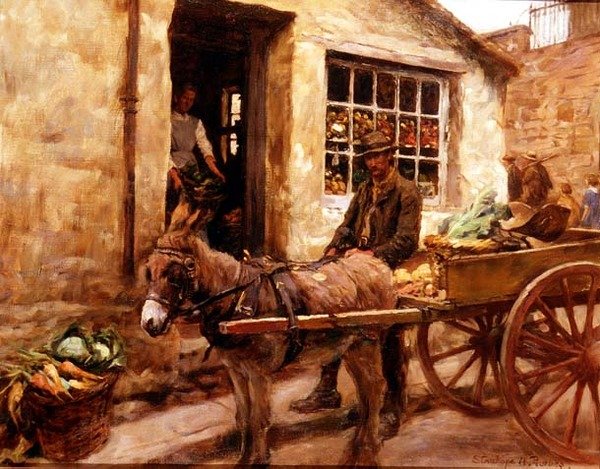 Sebze Arabası by Stanhope Alexander Forbes