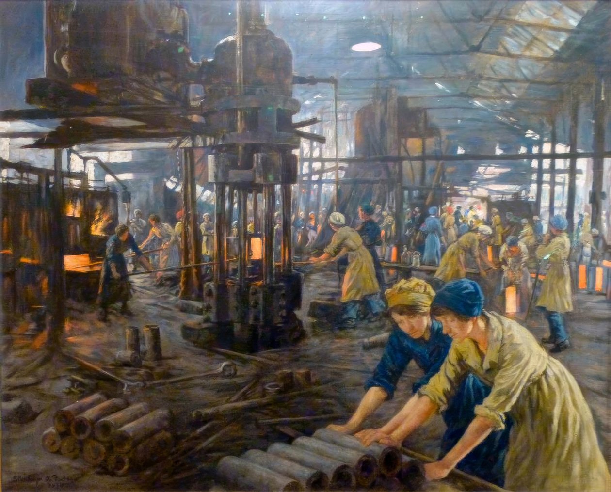 mühimmat kızlar by Stanhope Forbes