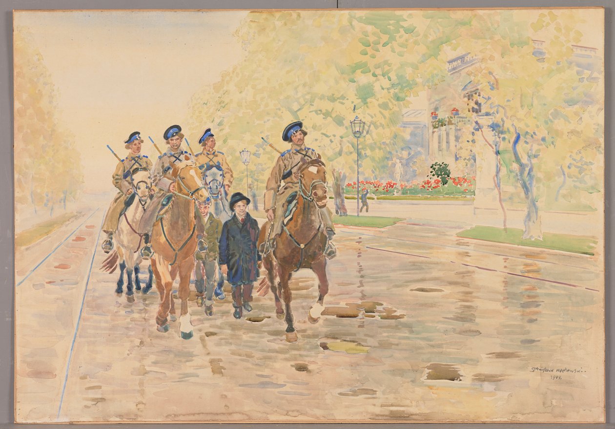 1905 yılında Aleje Ujazdowskie