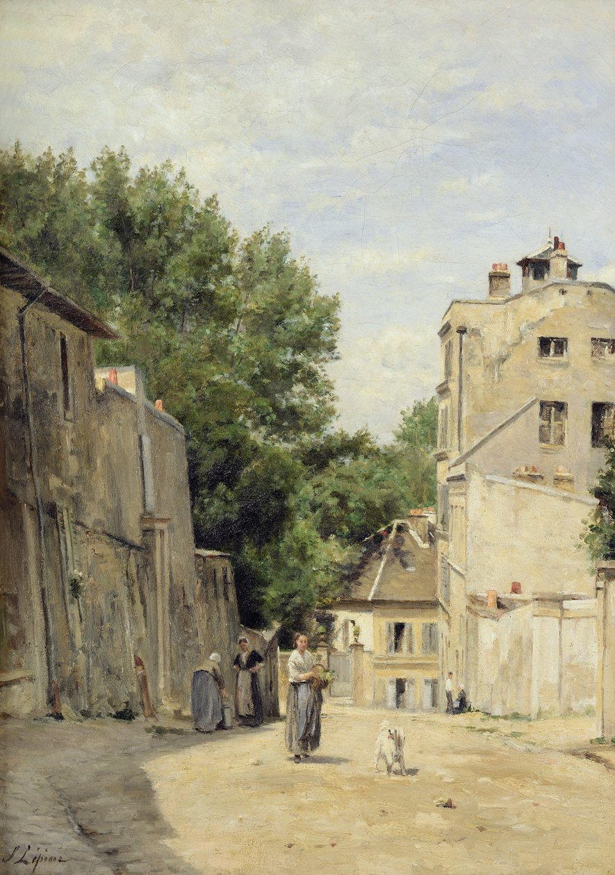 Saint-Vincent Caddesi, Montmartre by Stanislas Victor Edouard Lepine