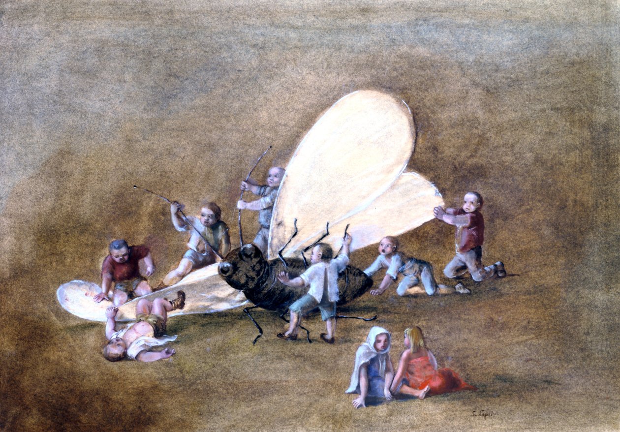 Zalim Çocuklar, c1850-1890 by Stanislas Lepine