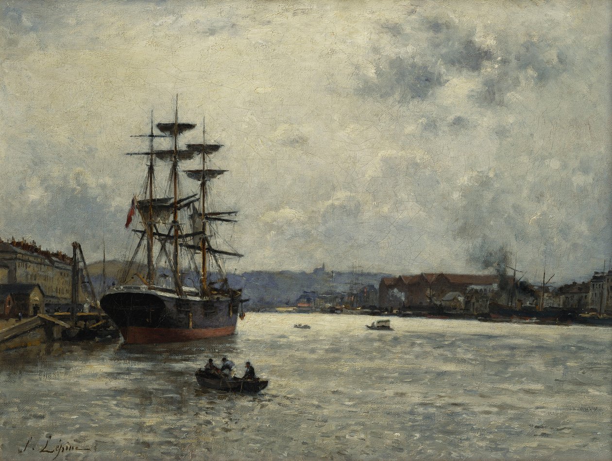 Caen Limanı; Caen Limanı, by Stanislas Victor Edouard Lepine