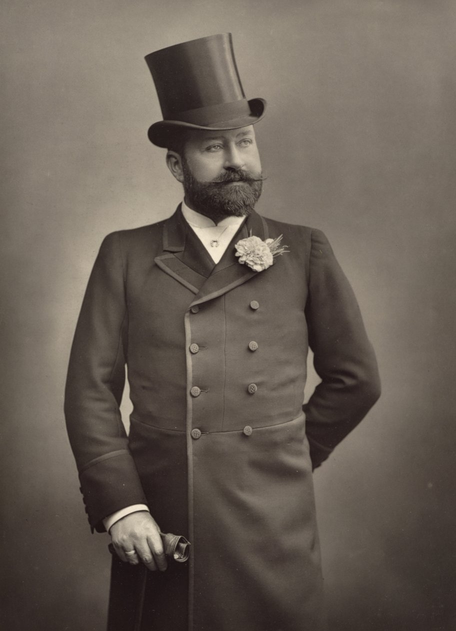 George Robert Sims (1847-1922), gazeteci ve oyun yazarı, portre fotoğrafı by Stanislaus Walery