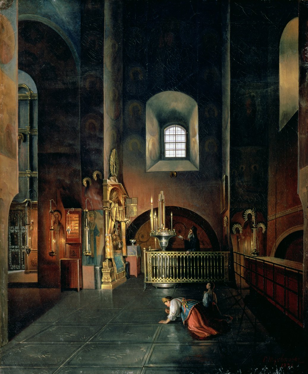 Kilisede, 1851 by Stanislav Joulianovitch Joukovski