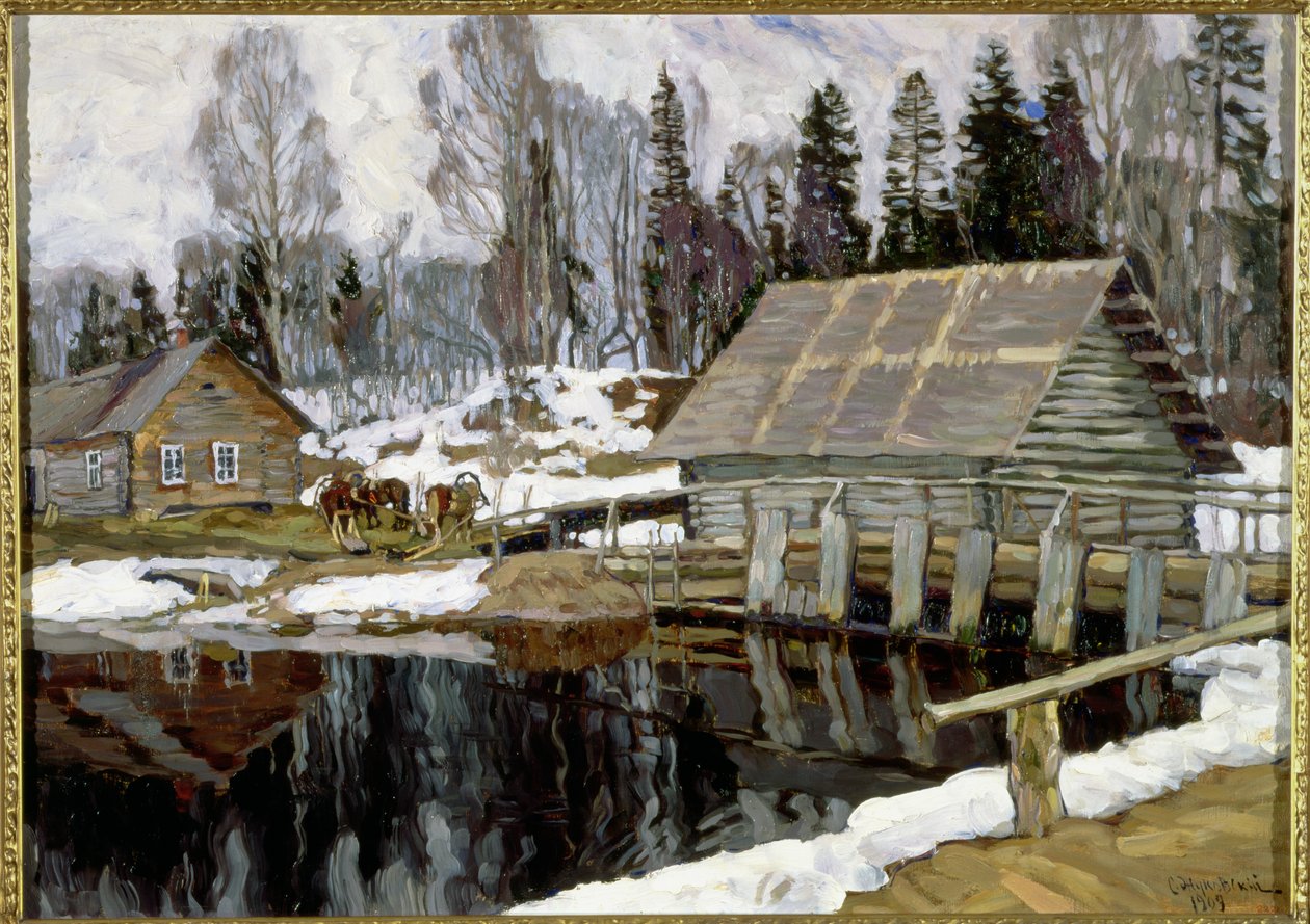 Baraj, 1909 by Stanislav Julianovic Zukovskij