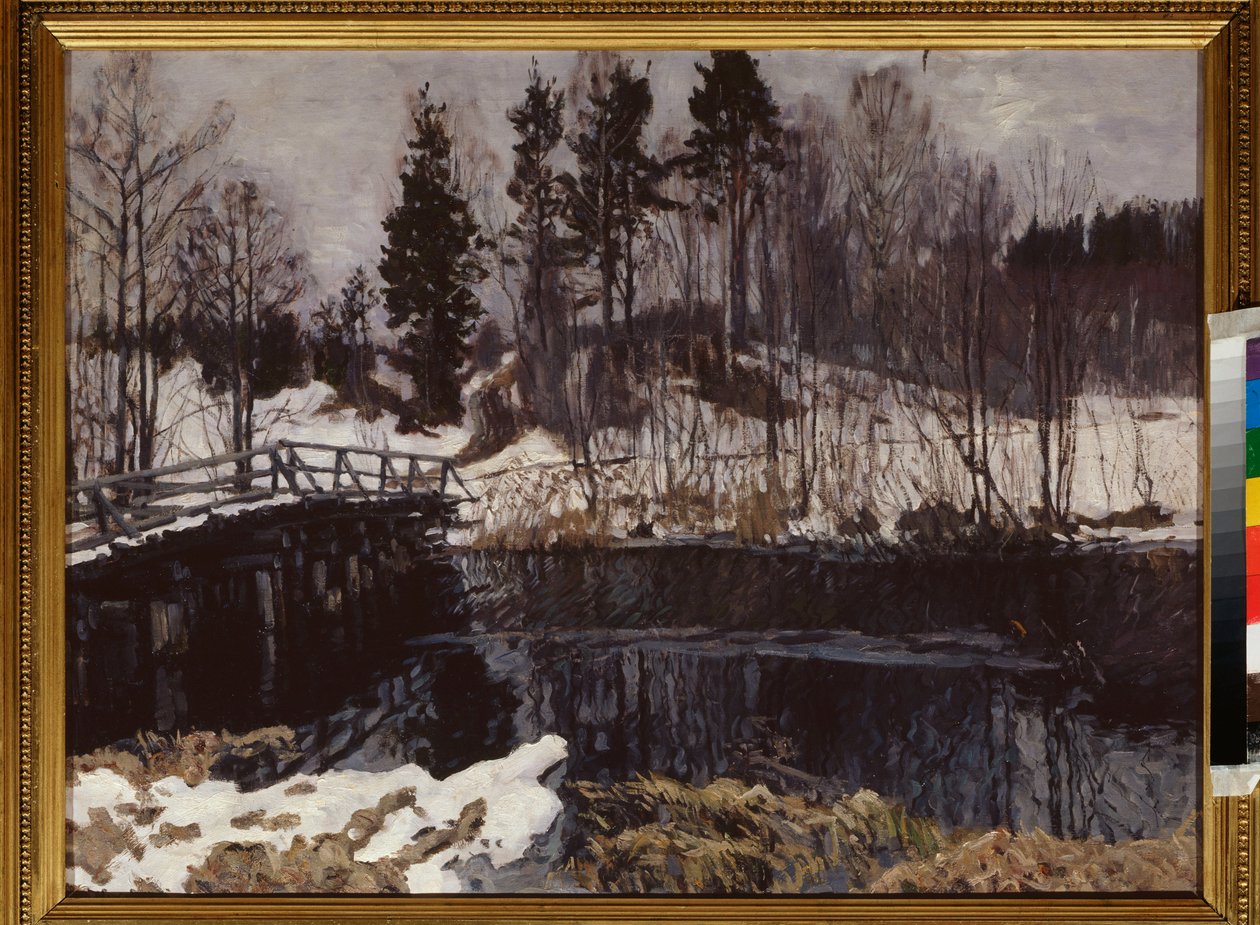 Bahar. Stanislav Yulianovich Zhukovsky'nin (Zhukovsky) (1873-1944) tablosu, tuval üzerine yağlı boya. Rus sanatı, 20. yüzyılın başları, art nouveau, modernizm. Devlet Sanat Müzesi Karelya, Petrozavodsk (Rusya). by Stanislav Joulianovitch Joukovski