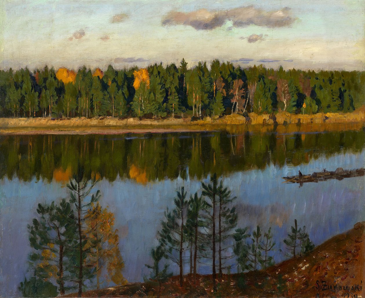 Sonbahar, 1930 by Stanislav Julianovic Zukovskij