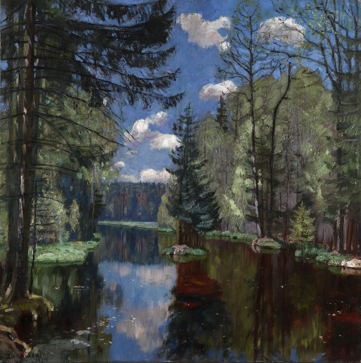 Orman Gölü, 1934 by Stanislav Julianovic Zukovskij