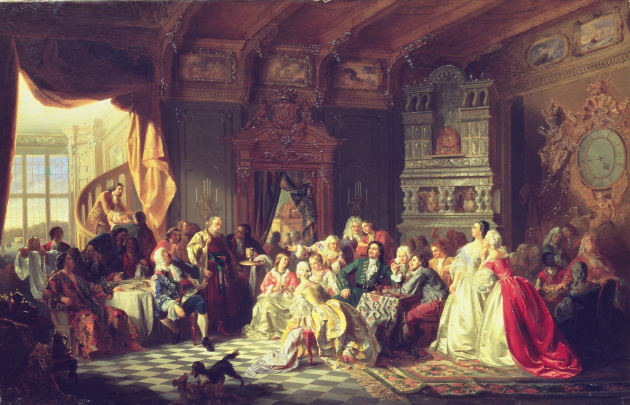 Büyük Peter altında Meclis by Stanislaw Chlebowsky