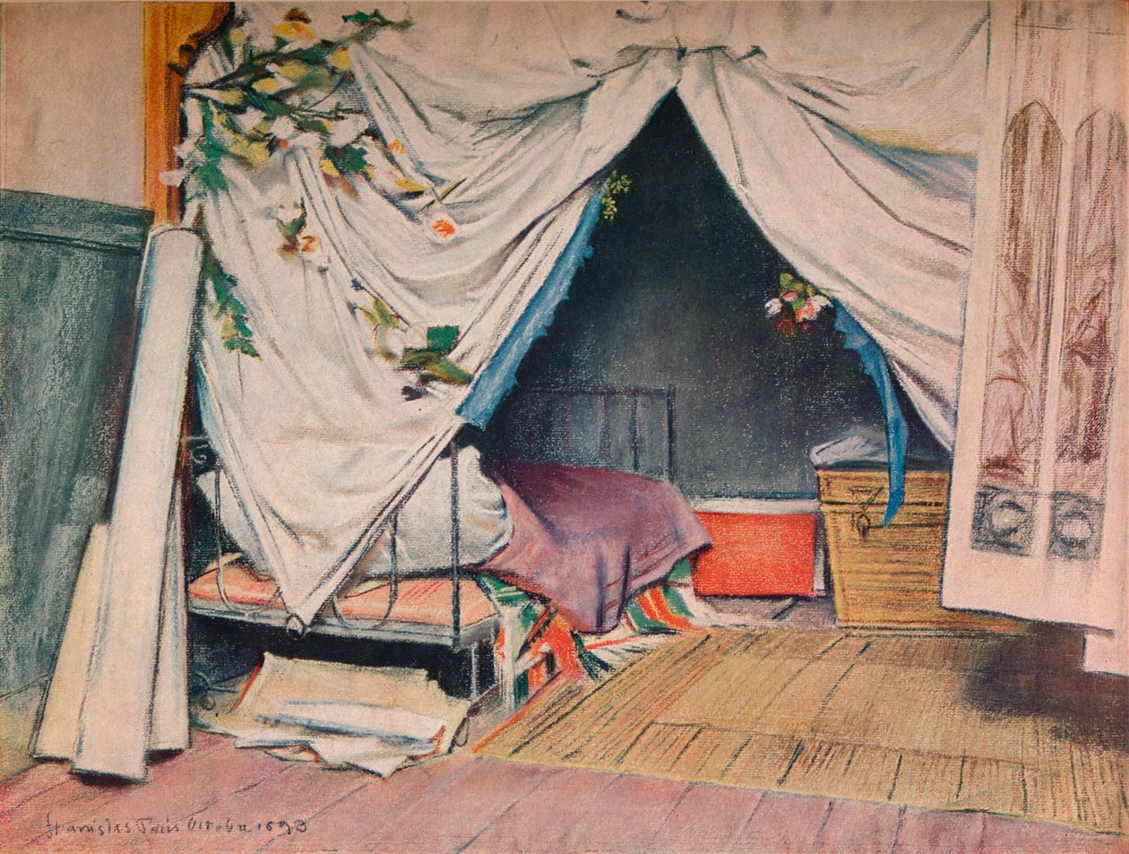 Sanatçılar Paris Stüdyosu, 1893 by Stanislaw Wyspianski