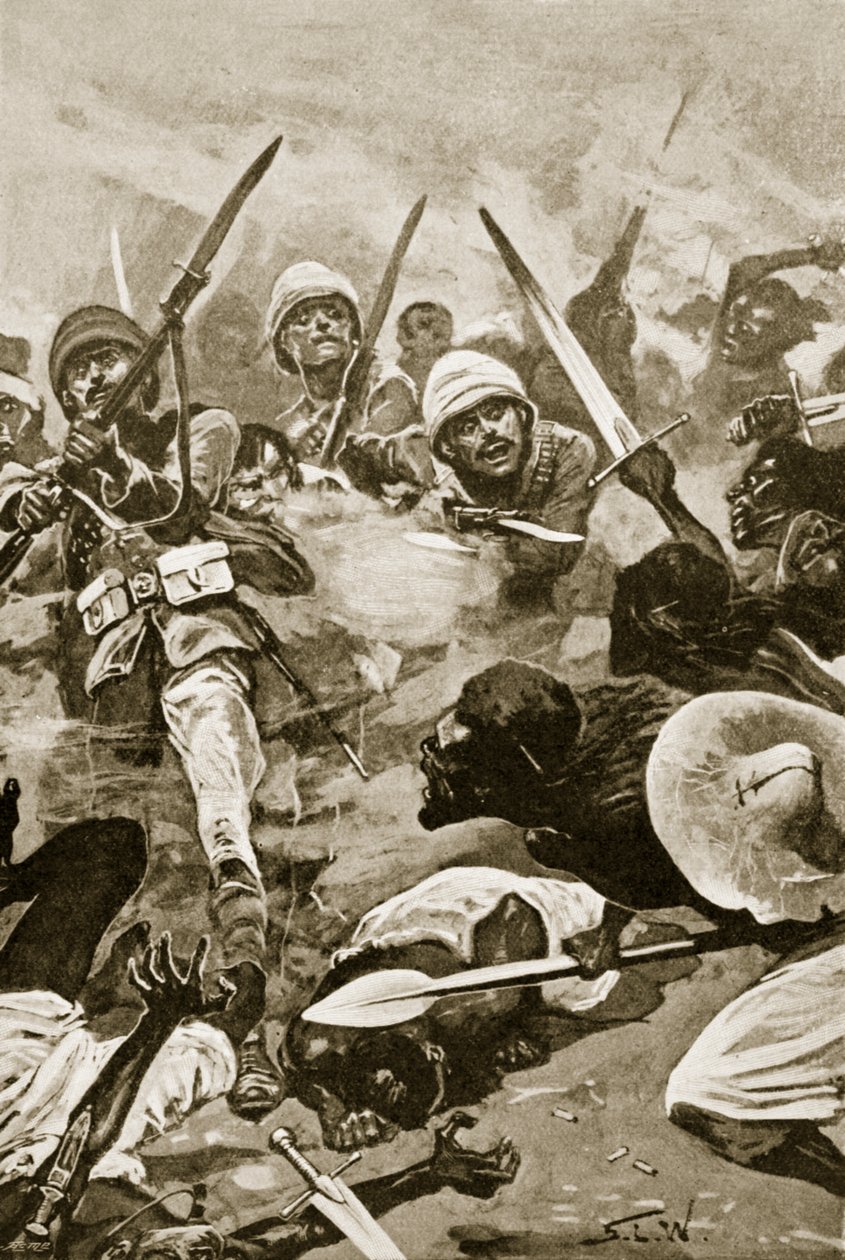 Abu-Klea Meydanı, 17 Ocak 1885 by Stanley L. Wood