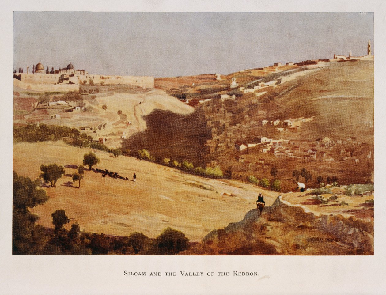Stanley Inchbold tarafından, Kidron Vadisi