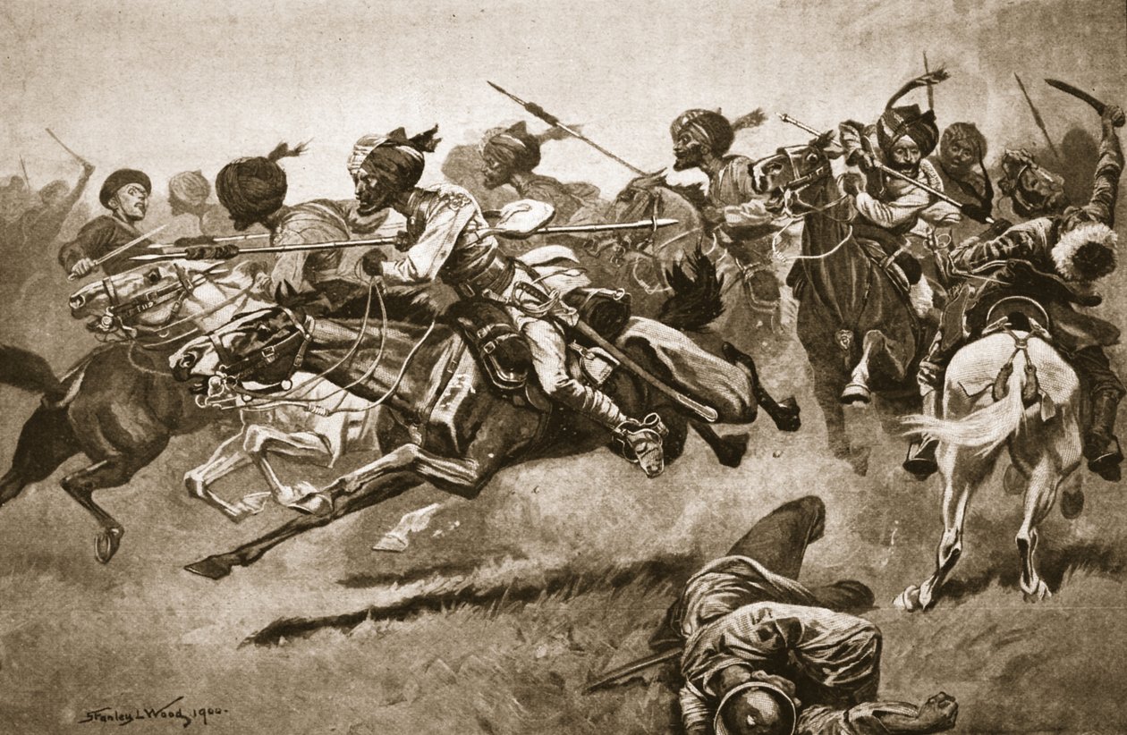Pao-ting-fu seferi üzerine: Bengal Mızraklılarına hücum, 