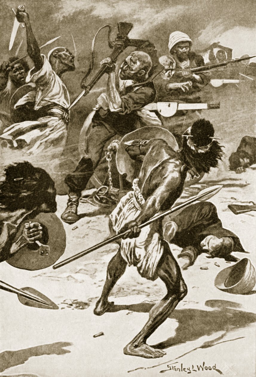 Abu-Klea Savaşı, 17 Ocak by Stanley L. (after) Wood