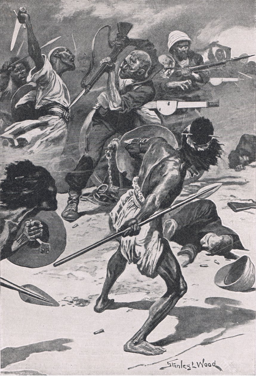 Abu-Klea Muharebesi, 17 Ocak 1885, İngiliz Kara ve Deniz Savaşlarından bir örnek, 1915 by Stanley L. Wood