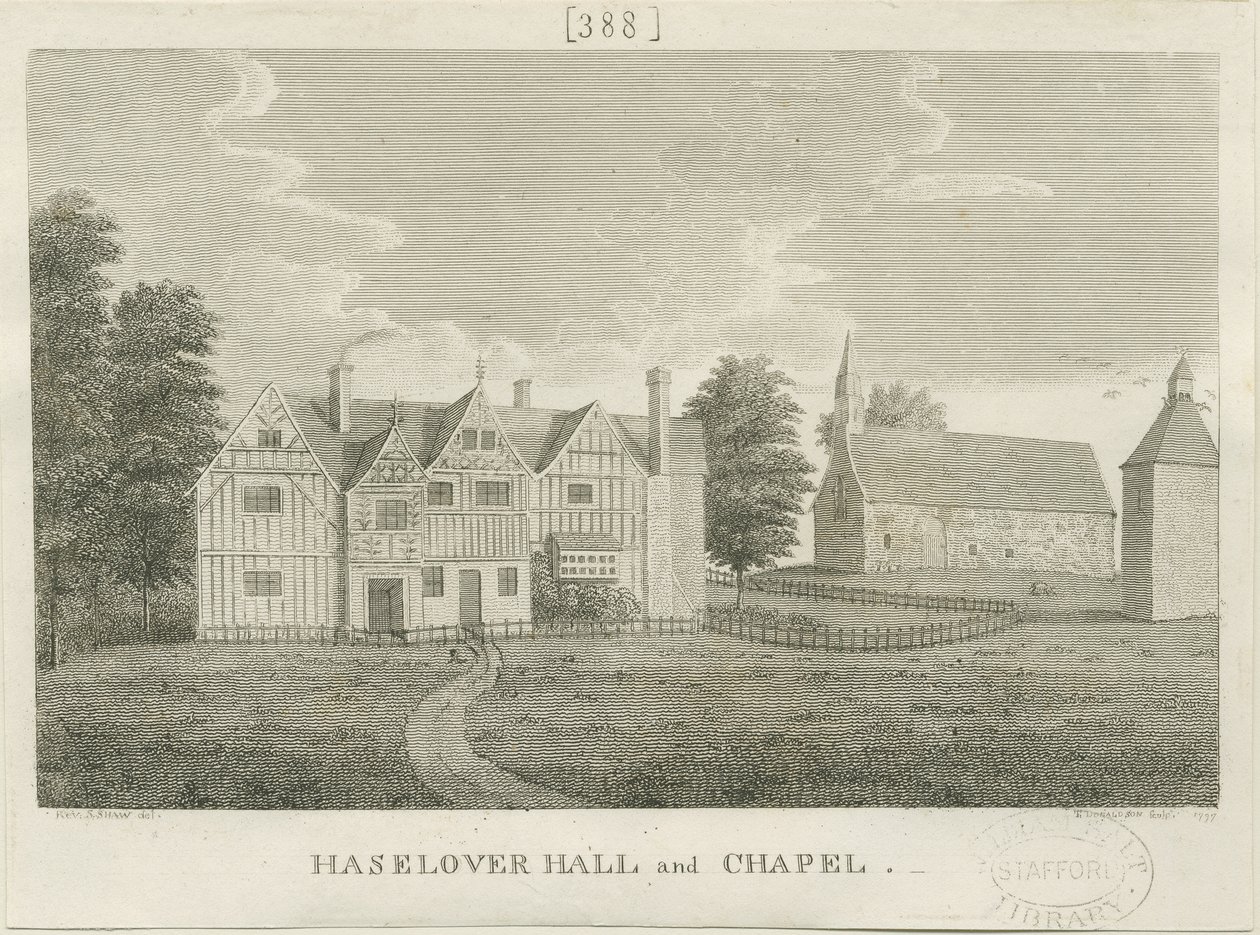 Haselour Şapeli: gravür by Stebbing Shaw