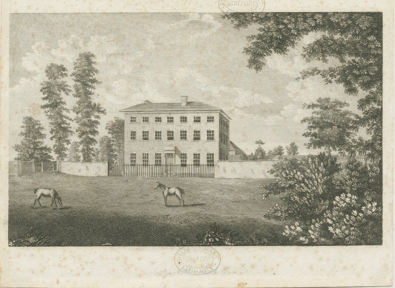 Küçük Onn Salonu: çizgi gravür, nd [1762-1802] by Stebbing Shaw