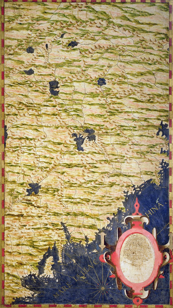 Çin Haritası by Stefano Bonsignori