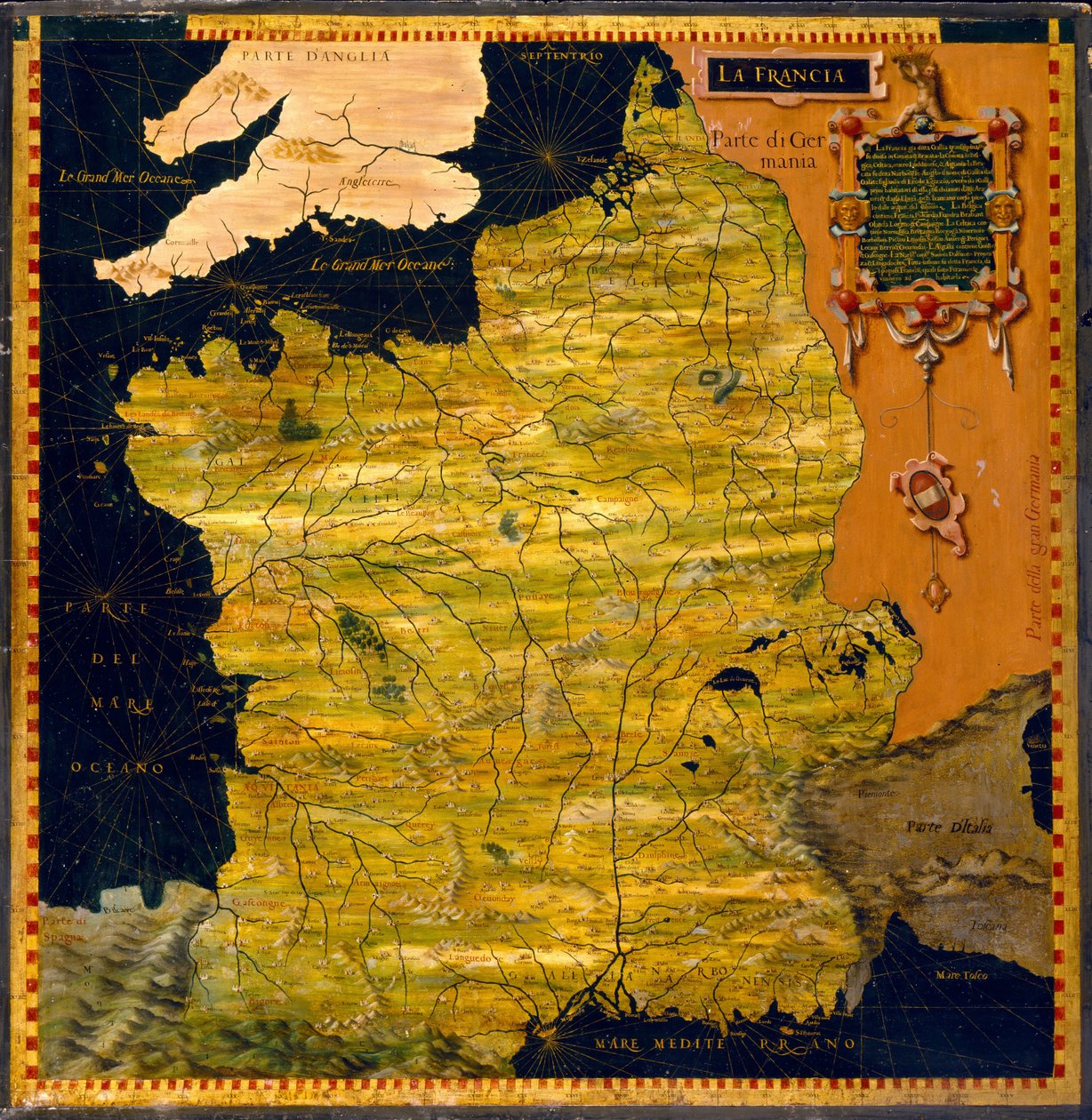 Fransa by Stefano Bonsignori 1589