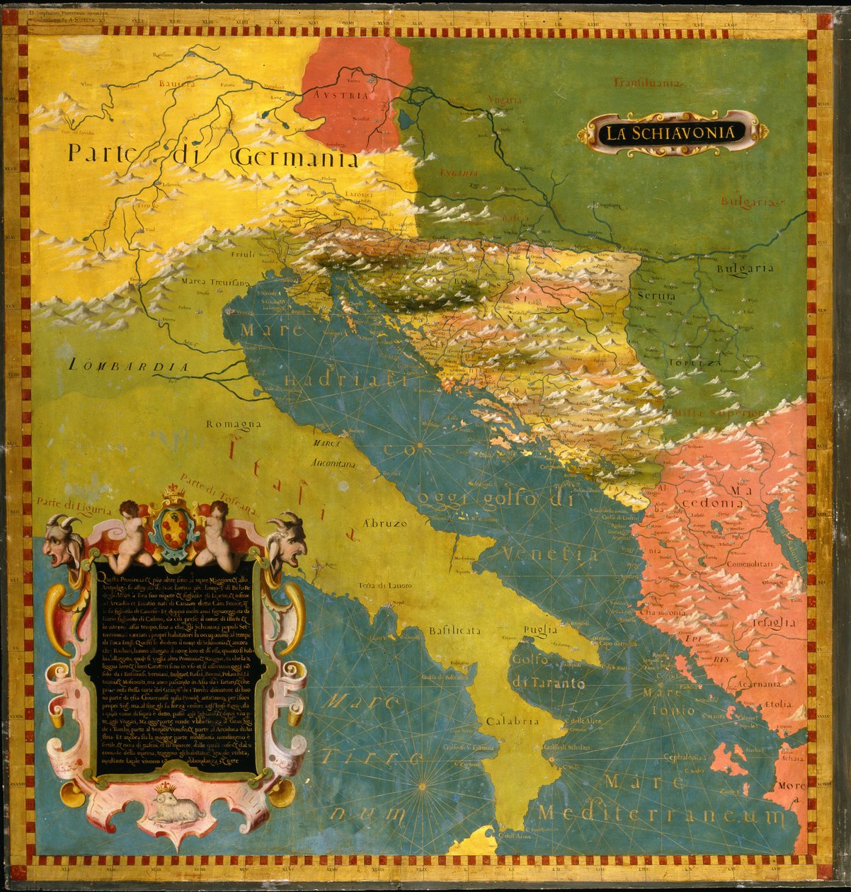 Schiavonia by Stefano Bonsignori 1589