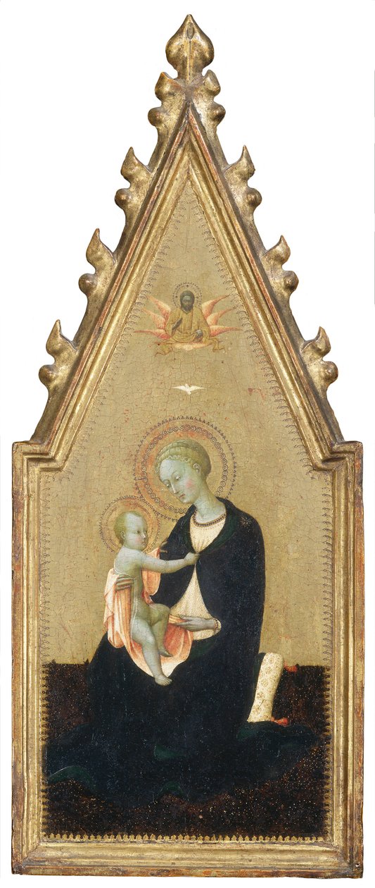 Madonna of Humility, c.1435-40 (tempera on panel) by Stefano Sassetta