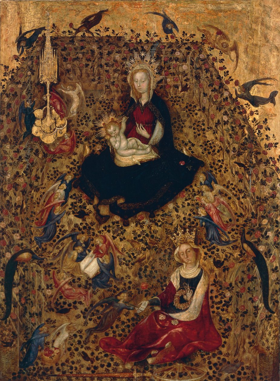 Gül bahçesinden Madonna, 1425 dolaylarında, Stefano da Verona (1374-1438) by Stefano da Verona