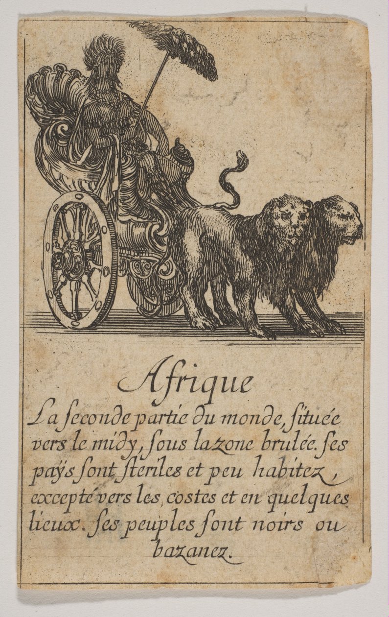 Afrika, 1644. by Stefano della Bella