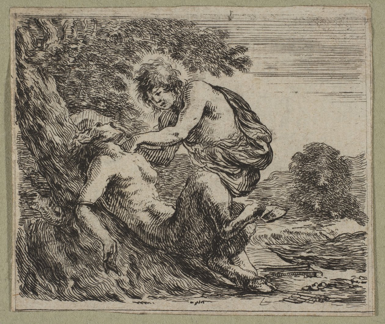 Apollon ve Marsyas, 1644. by Stefano della Bella