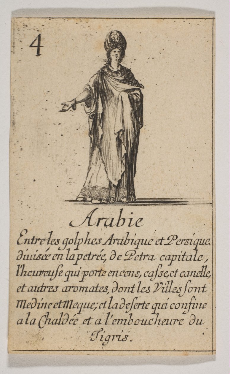 Arabistan, 1644. by Stefano della Bella