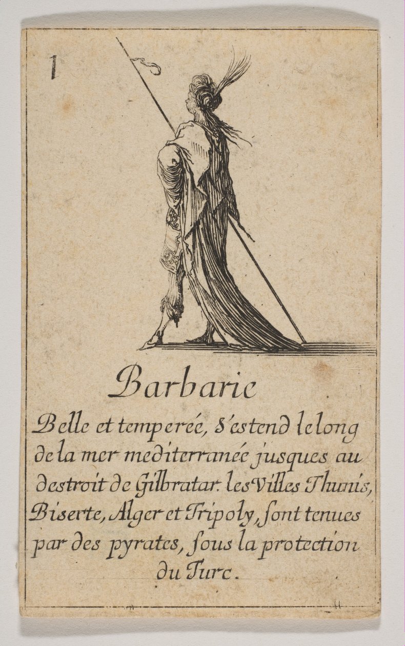 Berberi, 1644. by Stefano della Bella
