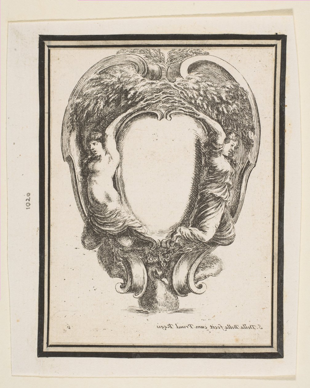 Ördek ve Periler ile Kartuş, 1647. by Stefano della Bella