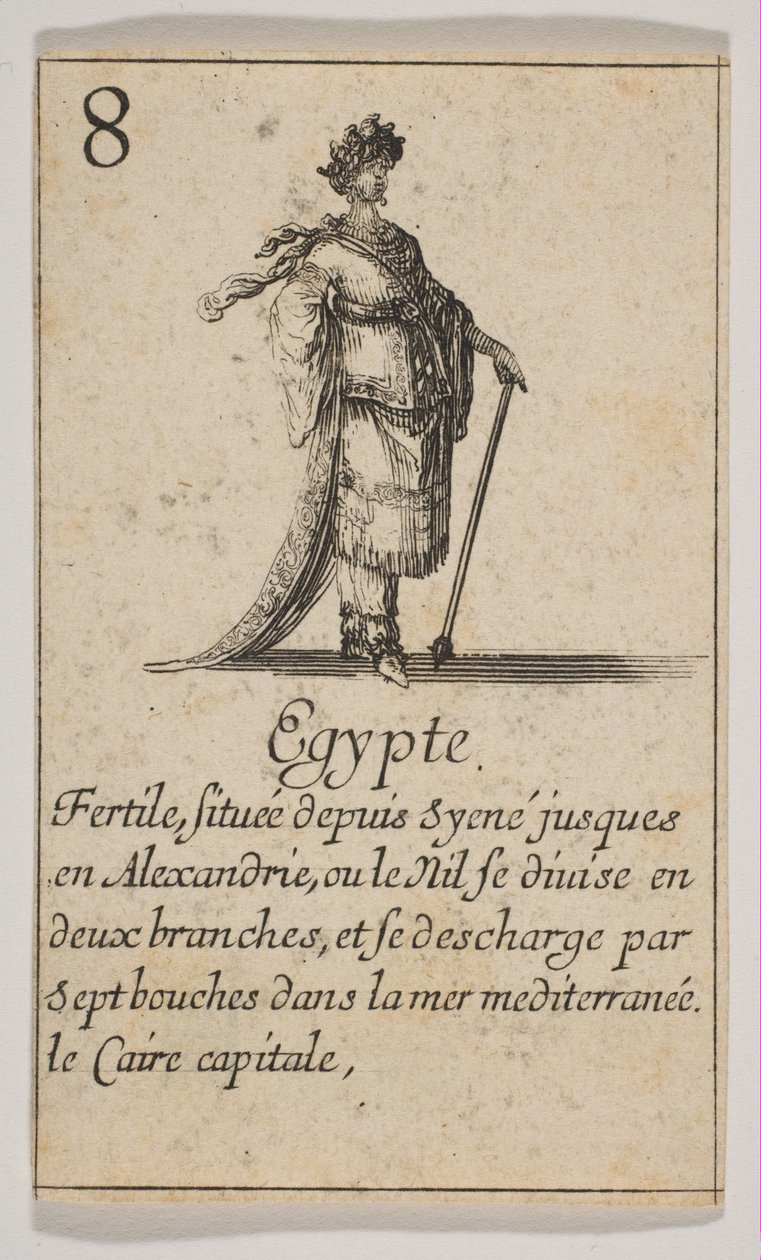 Mısır, 1644. by Stefano della Bella