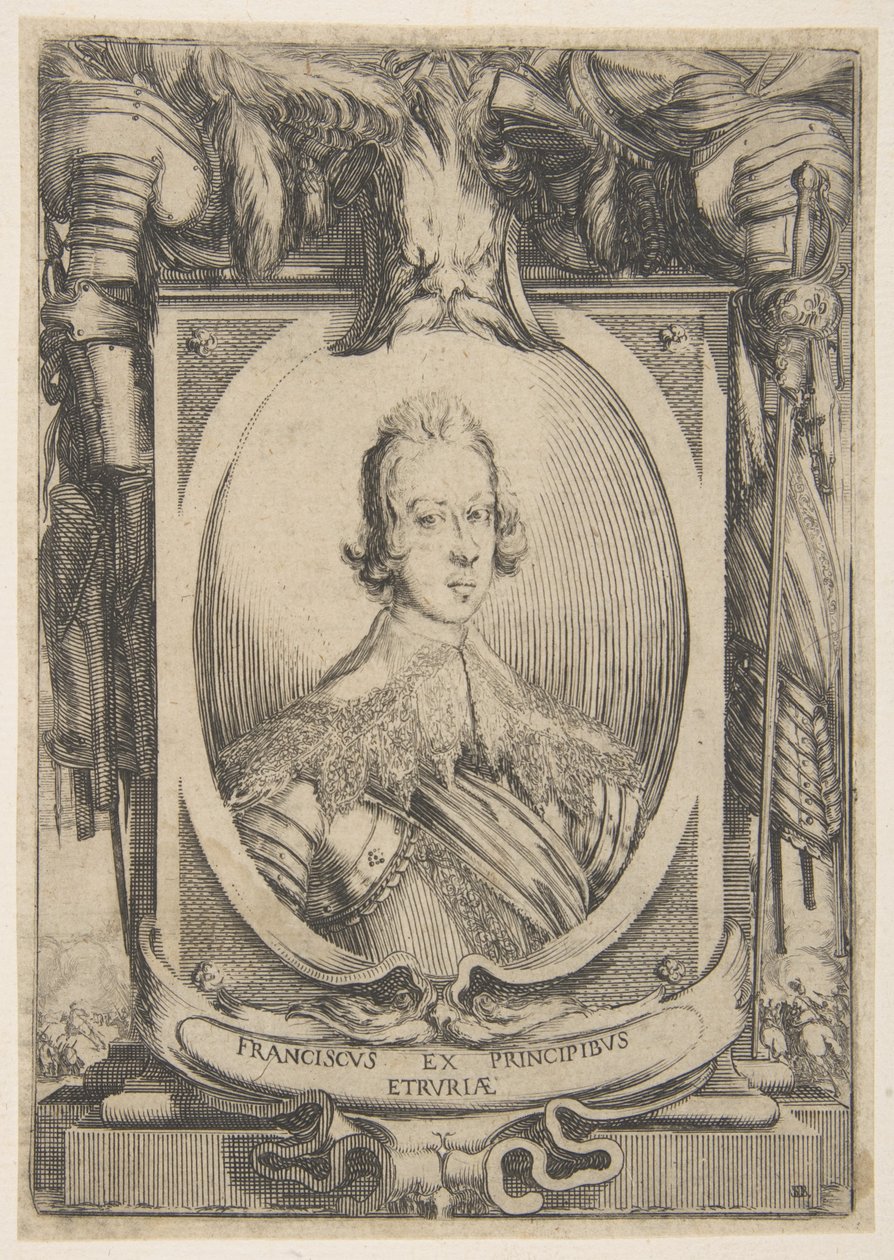 Francesco de Medici, Toskana Prensi, yak. 1634. by Stefano della Bella