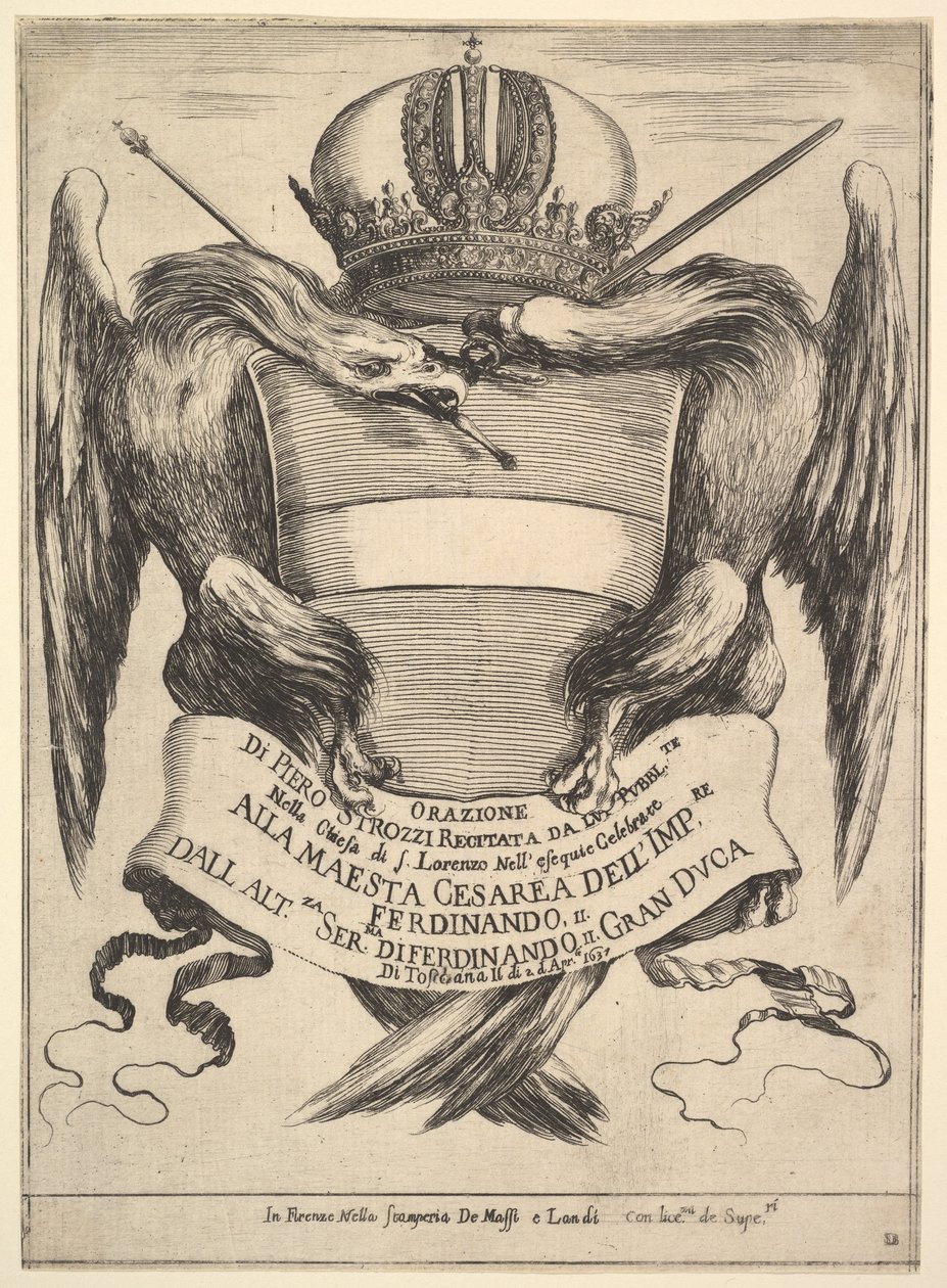İmparator Ferdinand II Esequie dellimperadore Ferdinando