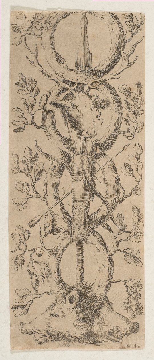 Rinceaux of Oak Branches