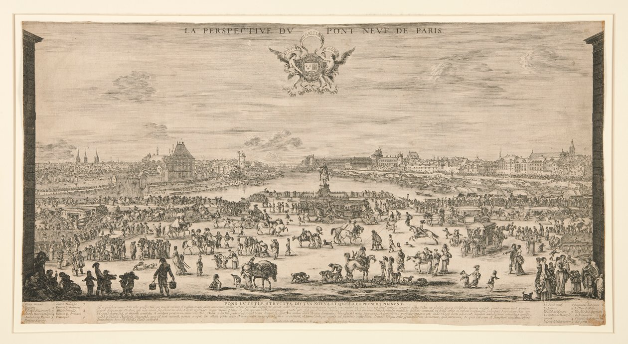 Pont Neuf, Paris by Stefano della Bella