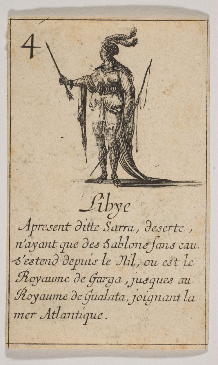 Libya, 1644. by Stefano della Bella