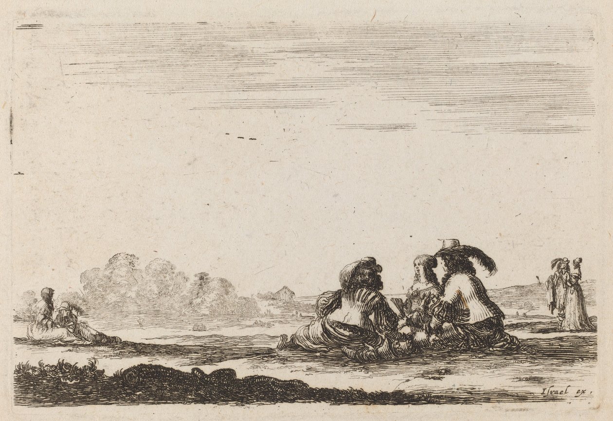 Lordlar ve Leydiler Sohbeti by Stefano della Bella