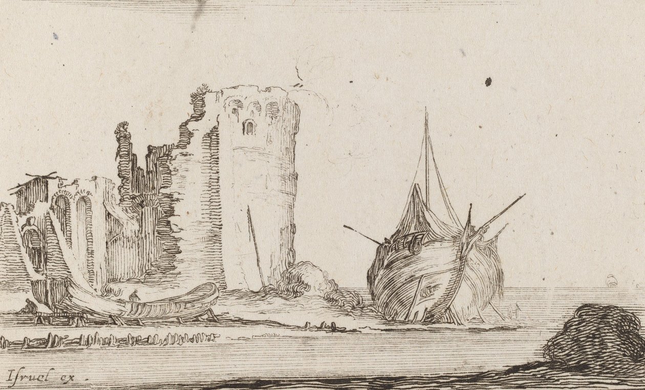 Deniz, 1642. by Stefano della Bella