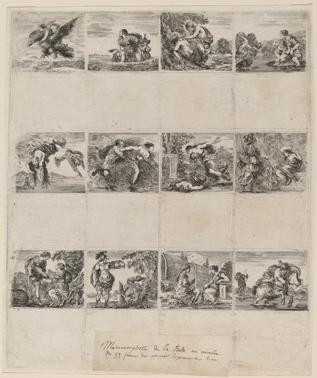 Mitolojik Oyun Kağıtları, 1644. by Stefano della Bella
