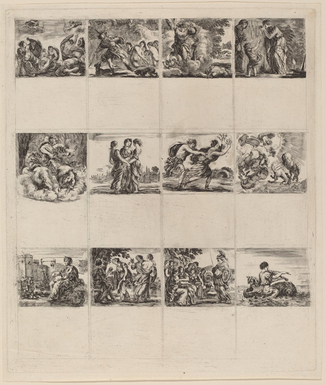 Mitolojik Oyun Kağıtları, 1644. by Stefano della Bella
