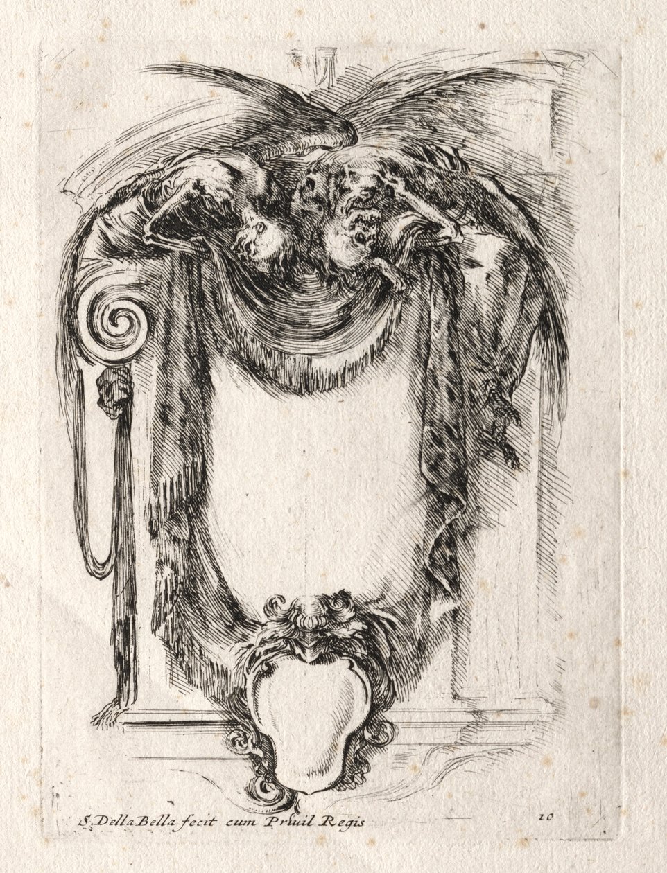 Bir Kartuş için Yeni Model, 1647. by Stefano della Bella